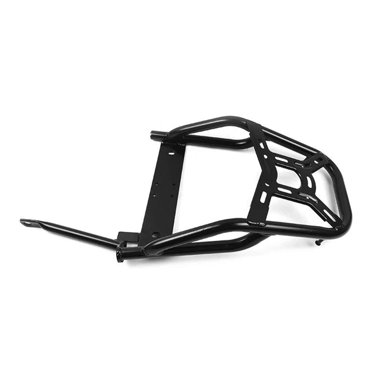 Armlehne Hinten Motorrad Hinten Gepäck Regal Rack Hinten Box Hinten Fall Stamm Gepäck Rack Teile Fit Für Benelli BJ125 3E TNT125 BJ125-3E TNT 125(Black) von FSOZDBBPL