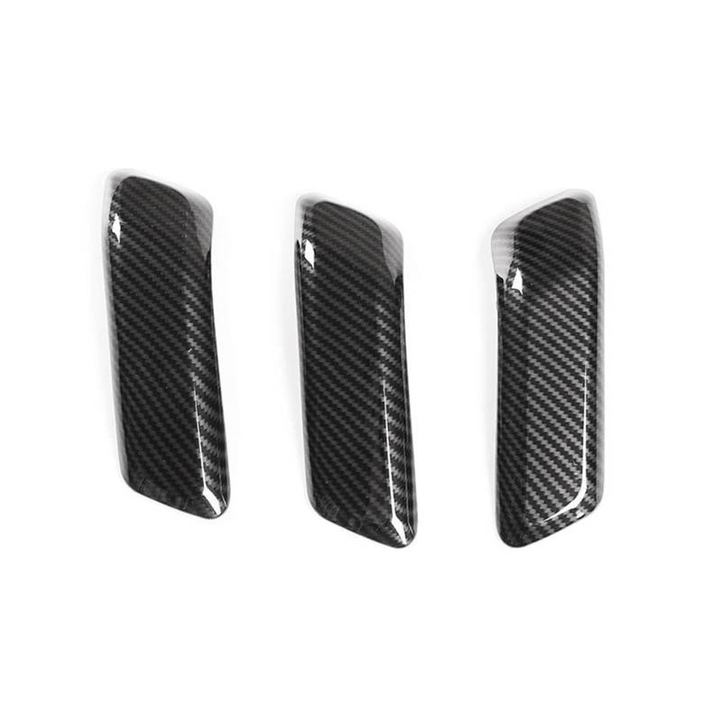 Auto Innenraum Aufkleber 3Pcs Auto Innen Türgriff Abdeckung Trim Aufkleber Für Land Rover Defender 110 2020-2023 Auto Innen Zubehör(Carbon Fiber) von FSOZDBBPL