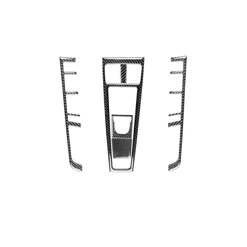 Auto Innenraum Aufkleber Carbon Faser Auto Zentrale Getriebe Shift Panel Trim Abdeckung Innen Dekoration Aufkleber Für Porsche Macan 2014-2021 Innen Zubehör von FSOZDBBPL