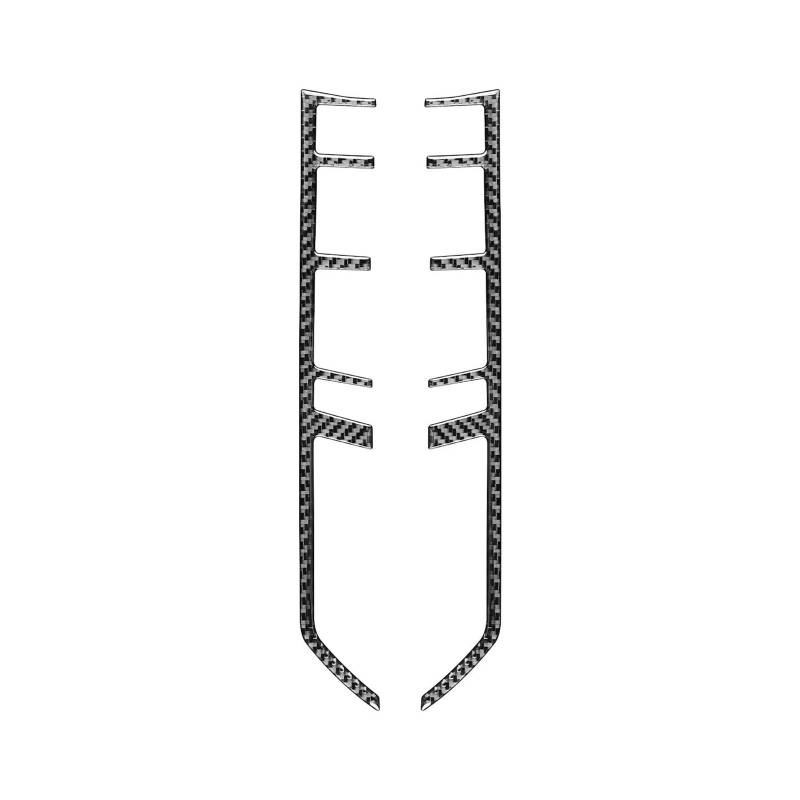 Auto Innenraum Aufkleber Für Porsche Panamera 2010-2017 Carbon Faser Zentrale Steuerung Funktion Taste Rahmen Streifen Auto Innenräume Zubehör Aufkleber von FSOZDBBPL