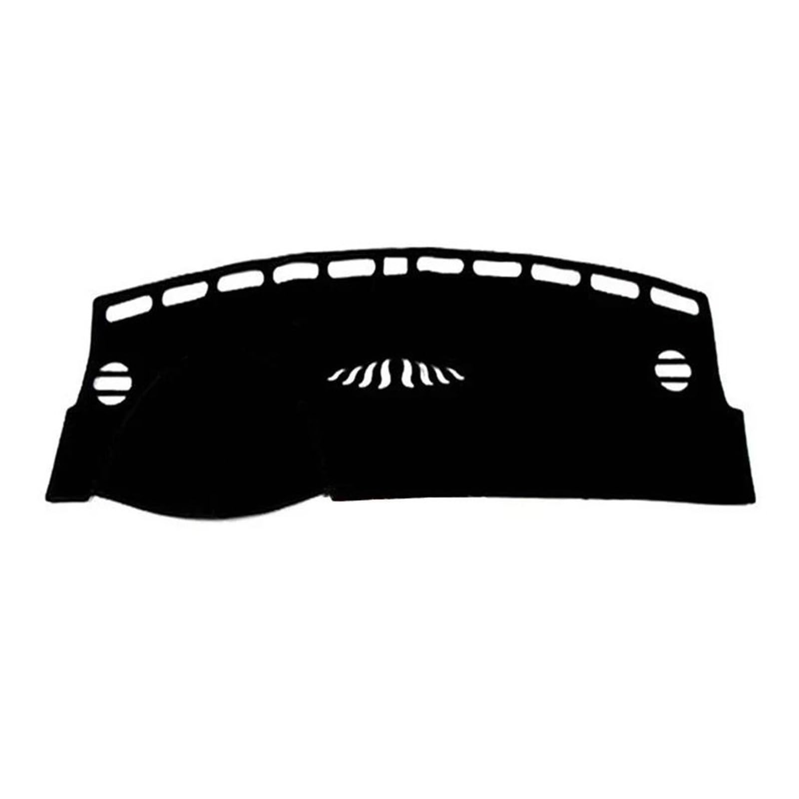 Auto Innenraum-Zubehör Auto Armaturenbrett Abdeckung Armaturenbrett Matte Armaturenbrett Pad Matte Teppich LHD RHD Für Phaeton 2004–2011(Black Edge) von FSOZDBBPL