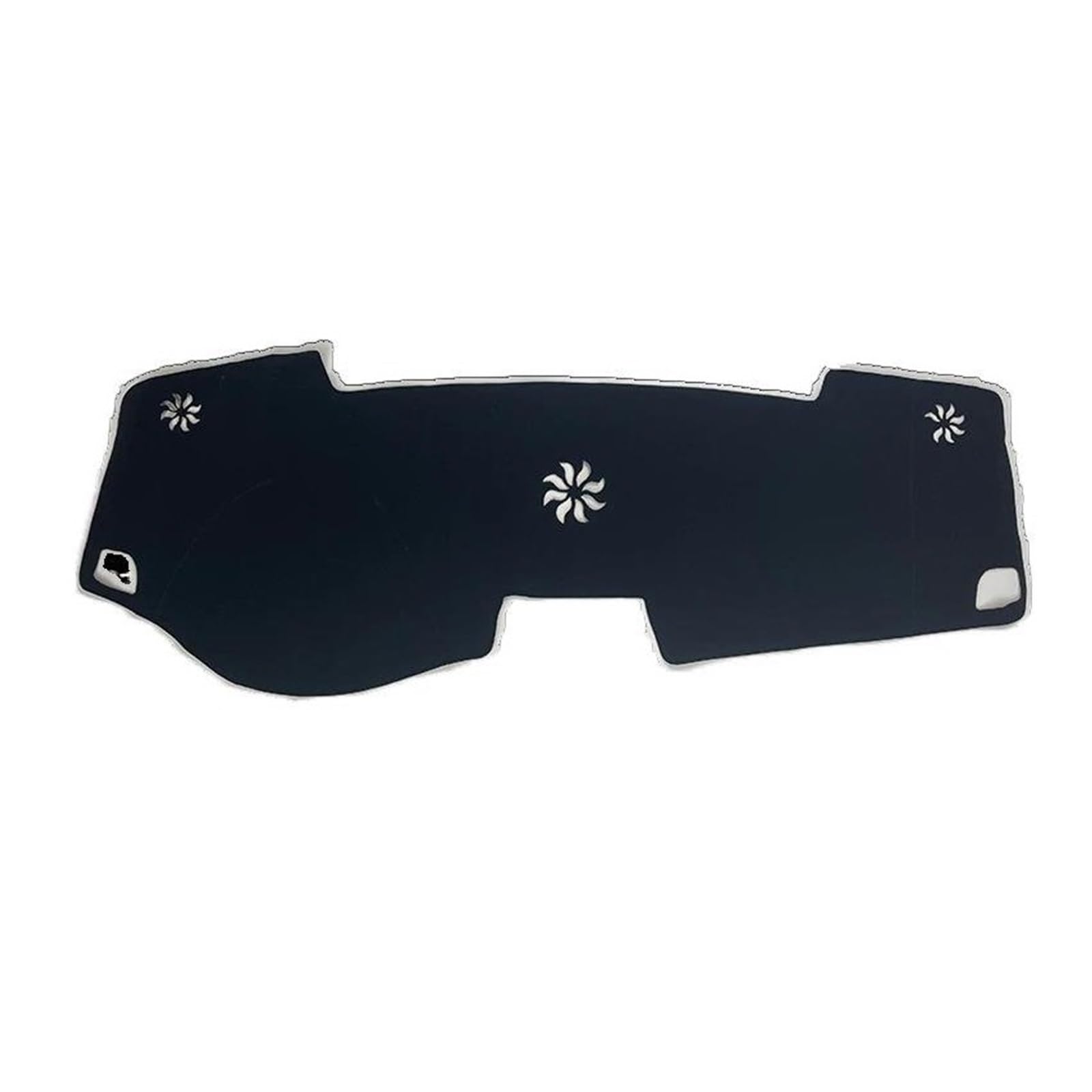 Auto Innenraum-Zubehör Auto Dashboard Abdeckung Sonnenschutz Isolierung Schutz Pad Für Toyota Sienna XLE ASL30 SE L35 L3 2011-2014(Black Edge) von FSOZDBBPL