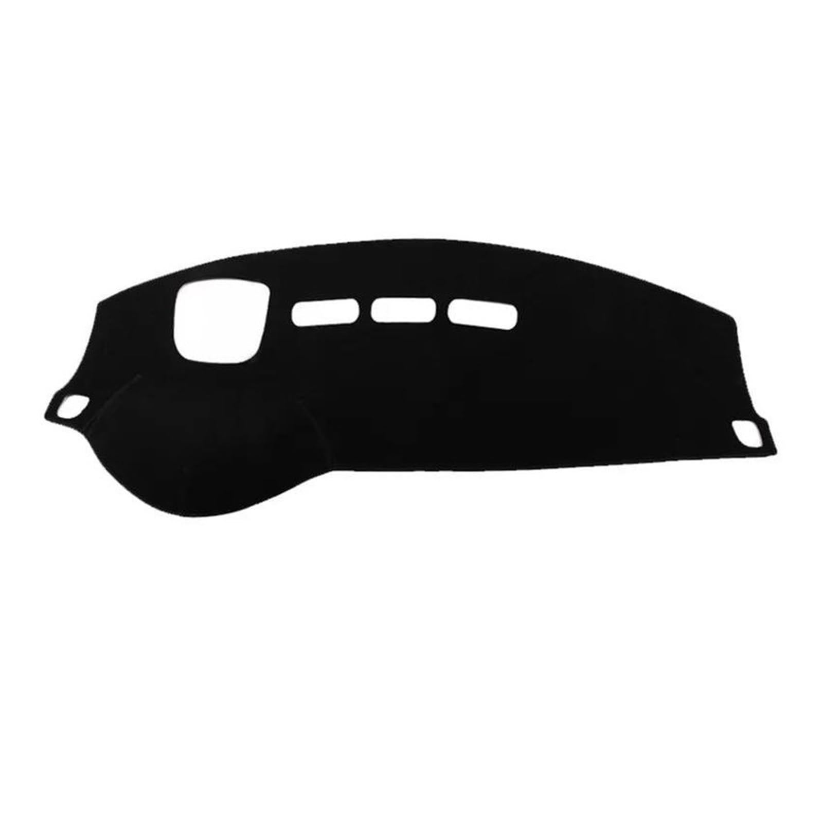 Auto Innenraum-Zubehör Dashmat Dashboard Cover Pad Matte Auto Zubehör LHD RHD Für Peugeot 508 508sw 508GT 2010-2018(Black Edge,with LCD) von FSOZDBBPL