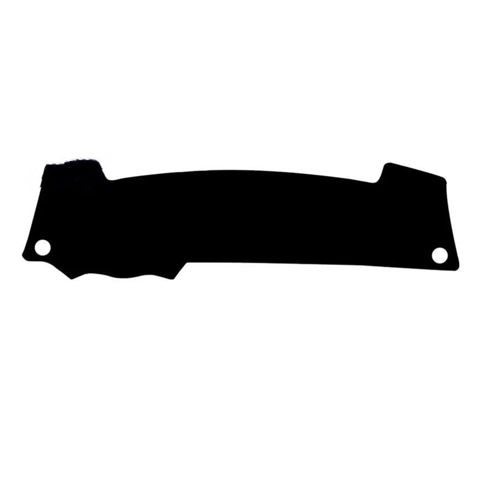 Auto Innenraum-Zubehör Leder Auto Armaturenbrett Abdeckung Auto Matten Sonnenschutz Instrumententafel Zubehör LHD RHD Für KIA Sportage 2011-2016(Black Black,Half cover) von FSOZDBBPL