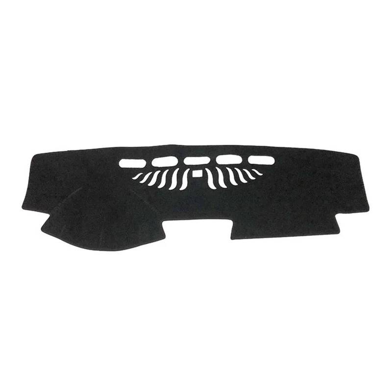 Auto Innenraum-Zubehör Leder Dashboard Cover Schutzhülle Pad Zubehör DashBoard Sonnenschutz Teppich Dashmat LHD RHD Für Passat B6 2006~2010(Black Red) von FSOZDBBPL