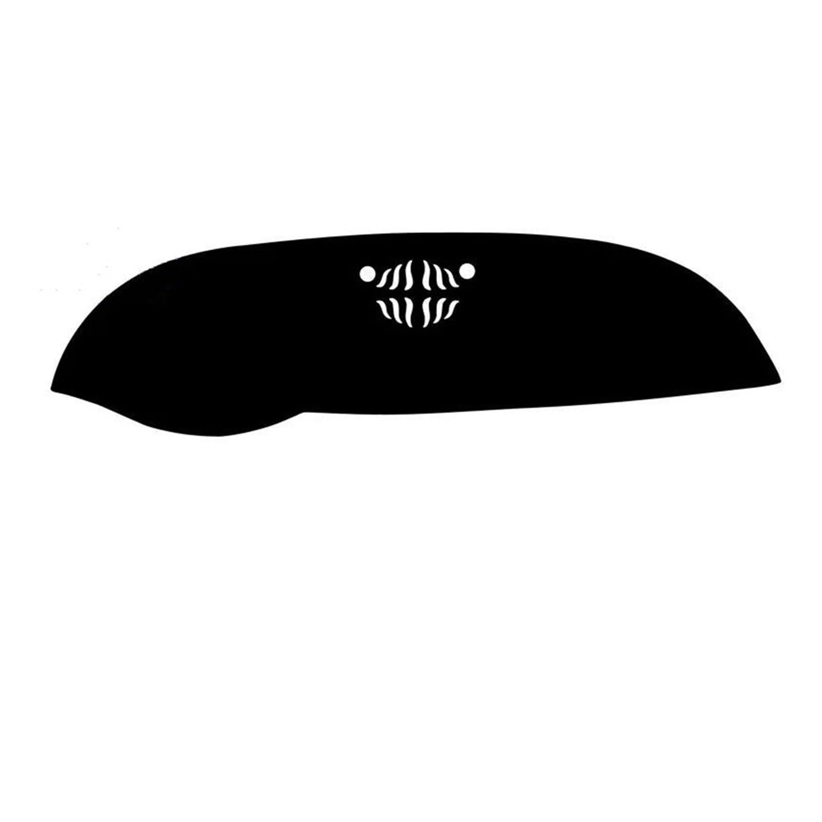 Auto Innenraum-Zubehör Wildleder Dashboard Cover Pad Sonnenschirm Dash Matte Anti-Rutsch-Matte Auto Zubehör LHD RHD Für Kia Sorento 2015-2018(Black Red) von FSOZDBBPL