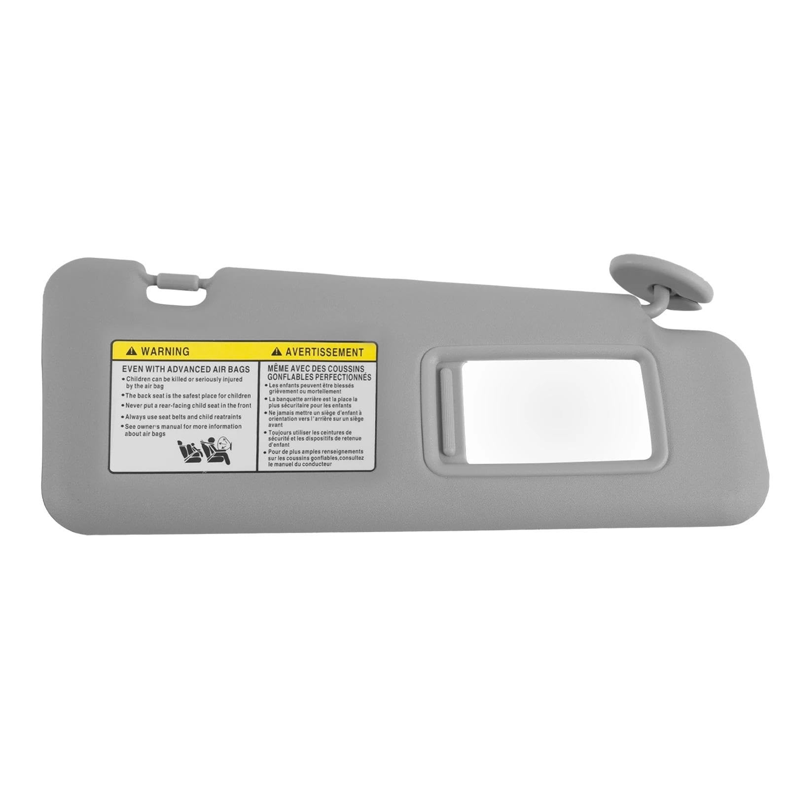 Auto Sonnenblende Auto-Sonnenblende Für Toyota Highlander 2008–2013 Mit Kosmetikspiegel-Abdeckplatte Für Blockieren Von Sonnenlicht 74320-48500-B0(Gray,Right) von FSOZDBBPL