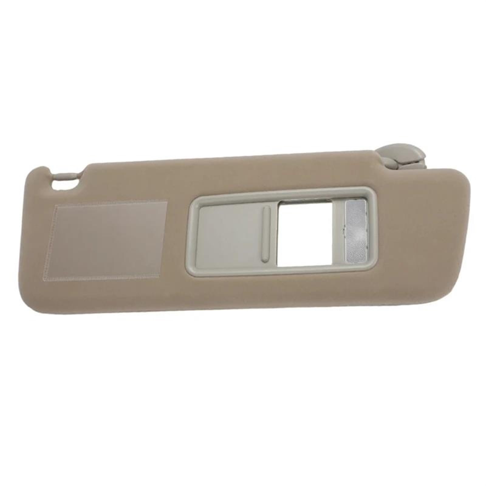 Auto Sonnenblende Sonnenblende Fahrer Beifahrerseite Sonnenblende Mit Lampe Für Für Toyota Land Cruiser J12 2002-2009 Für Prado LC120 2003-2009(Beige,Right) von FSOZDBBPL