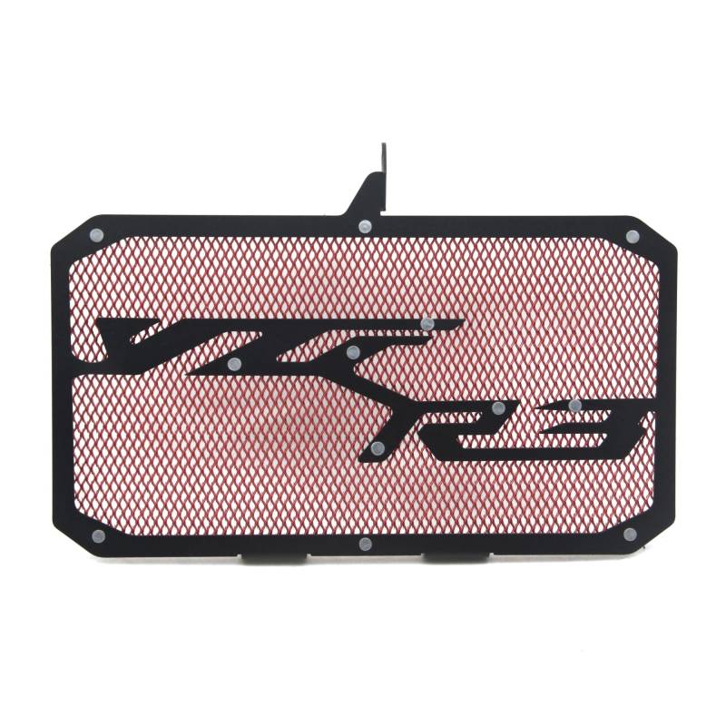 Kühlergrill schutz Motorrad-Aluminium-Kühlergrill-Grillabdeckung Schutzfolie Kühlmitteltank-Abschirmung Für Yama-ha YZFR3 YZF R3 YZF-R3 2014-2021(Pink) von FSOZDBBPL