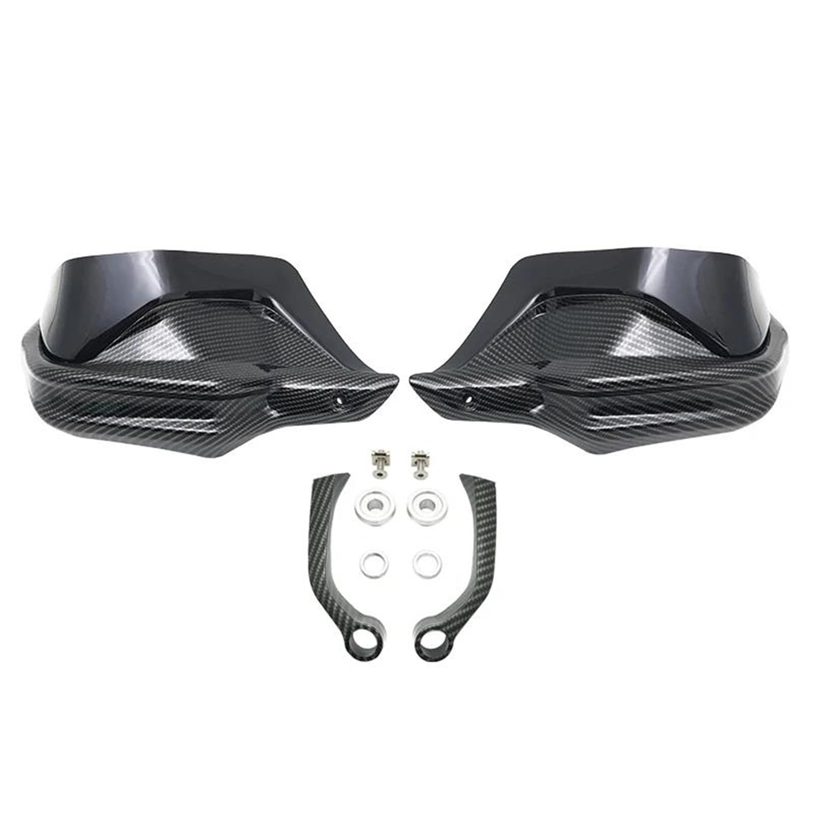 Motorrad Griffschutz Carbon Handschutz Schild Handschutz Schutz Windschutzscheibe Für BMW F900XR F900R F900 R F 900XR 2019 2020 2021 2022 2023(Carbon Black Set) von FSOZDBBPL