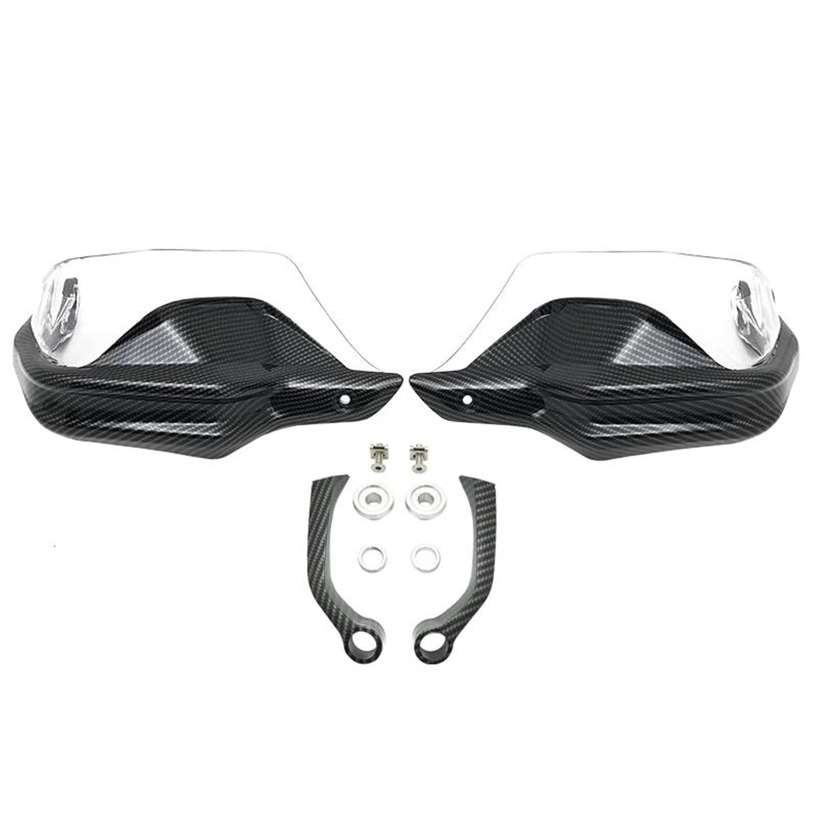 Motorrad Griffschutz Carbon Handschutz Schild Handschutz Schutz Windschutzscheibe Für BMW F900XR F900R F900 R F 900XR 2019 2020 2021 2022 2023(Carbon Clear Set) von FSOZDBBPL