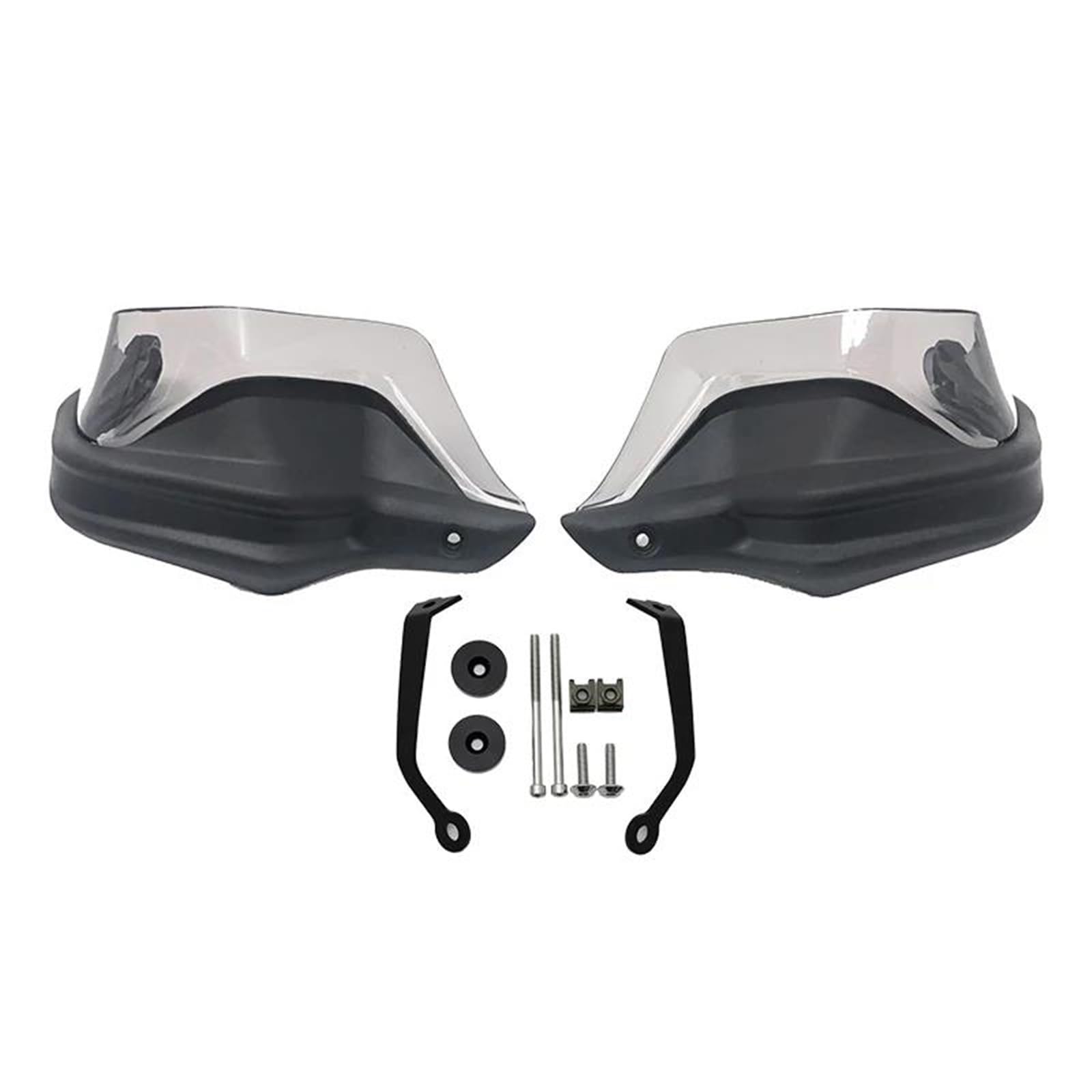 Motorrad Griffschutz Für Transalp750 XL750 Für Transalp 750 Handschutz Motorrad Handprotektoren Lenker Wachen Windschutzscheibe(Black Grey Set) von FSOZDBBPL