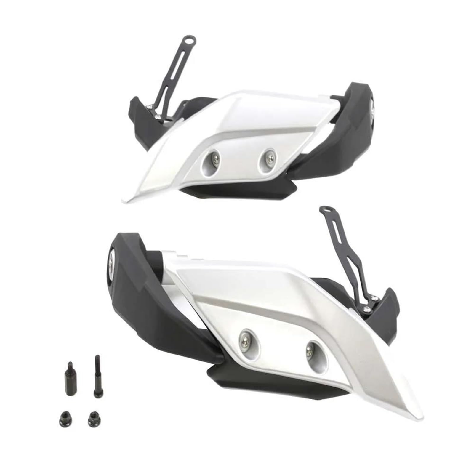 Motorrad Griffschutz Für Yama-ha MT-09 Für Tracer MT09 2014 2015 2016 2017 2018 Handschutz Motorrad Handprotektoren Lenkerschützer(Silver) von FSOZDBBPL