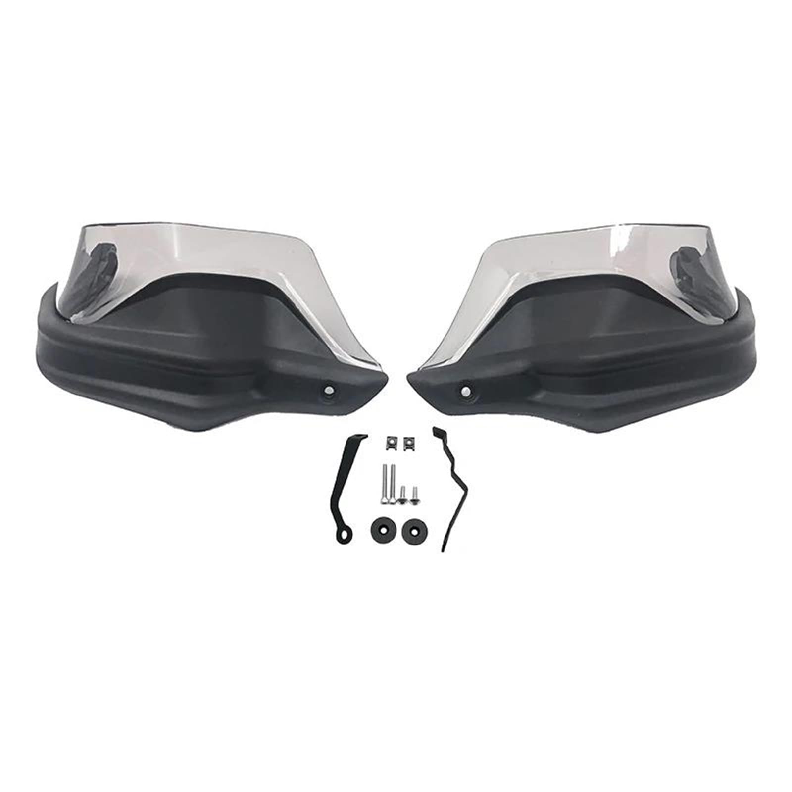 Motorrad Griffschutz Handprotektoren Für Voge Valico 525 DS525X DSX525 DSX 525 2023 2024 Motorrad Handschutz Handschutz Windschutz Handschützer Cove(Black Grey Set) von FSOZDBBPL