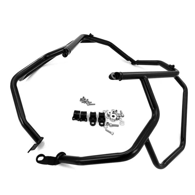 Motorrad Modifizierte Teile Für BMW F850GS ADV F 850 ​​GS Adventure 2019-2023 Motorschutz Crash Tank Bar Stoßstange Oberer Verkleidungsrahmenschutz(Black) von FSOZDBBPL