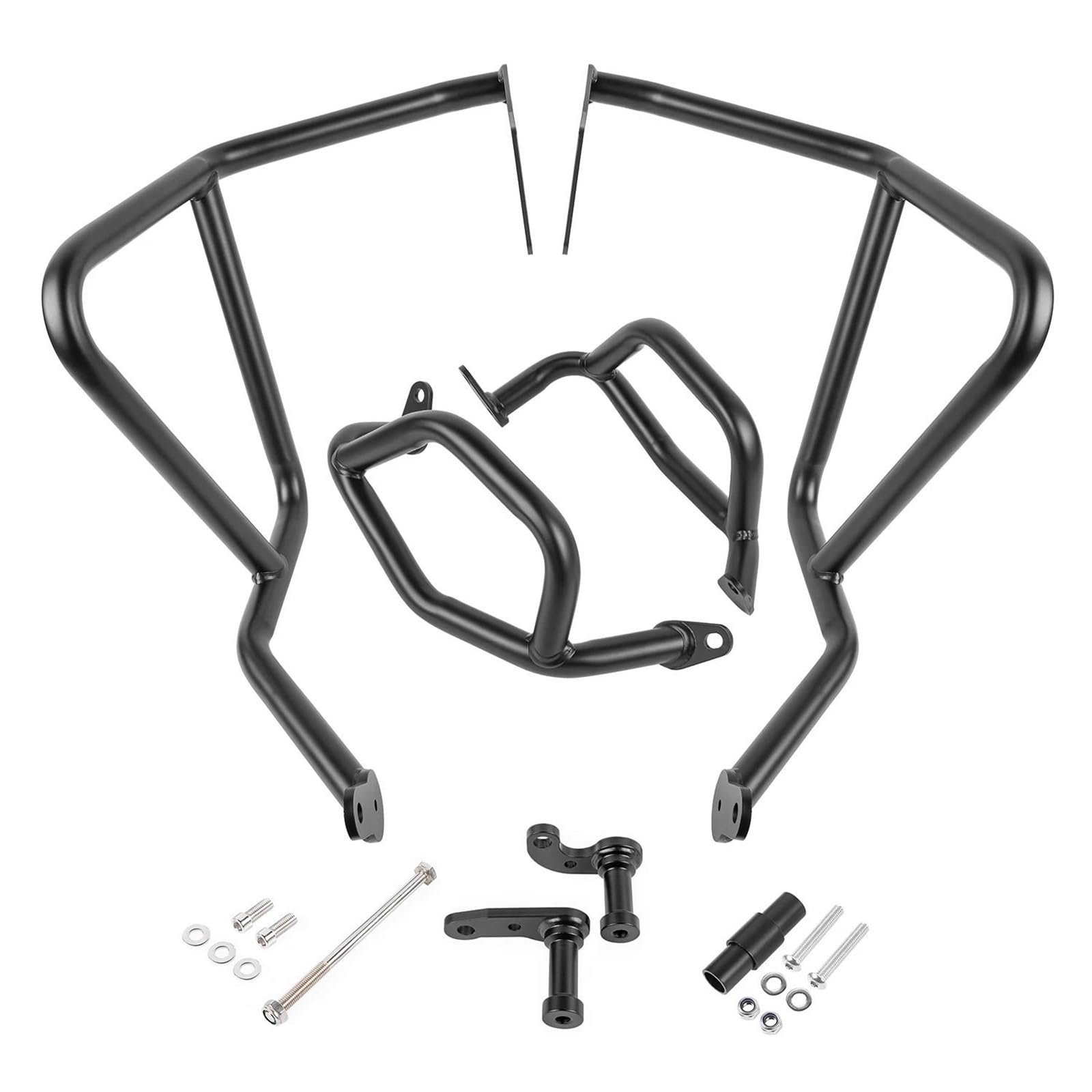 Motorrad Modifizierte Teile Für NX400 NX500 2024 Crash Bar Motor Schutz Motorrad Rahmen Schutz Stoßstange Oberen Und Unteren Zubehör(A set) von FSOZDBBPL