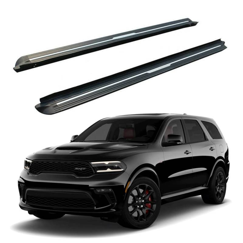 FTAPACCE 2 x seitliche Trittbretter passend für Dodge Durango 2018–2024 Side Nerf Bars Seitenpedale von FTAPACCE