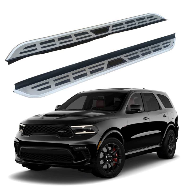 FTAPACCE 2 x seitliche Trittbretter passend für Dodge Durango 2018–2024 Side Nerf Bars Seitenpedale von FTAPACCE