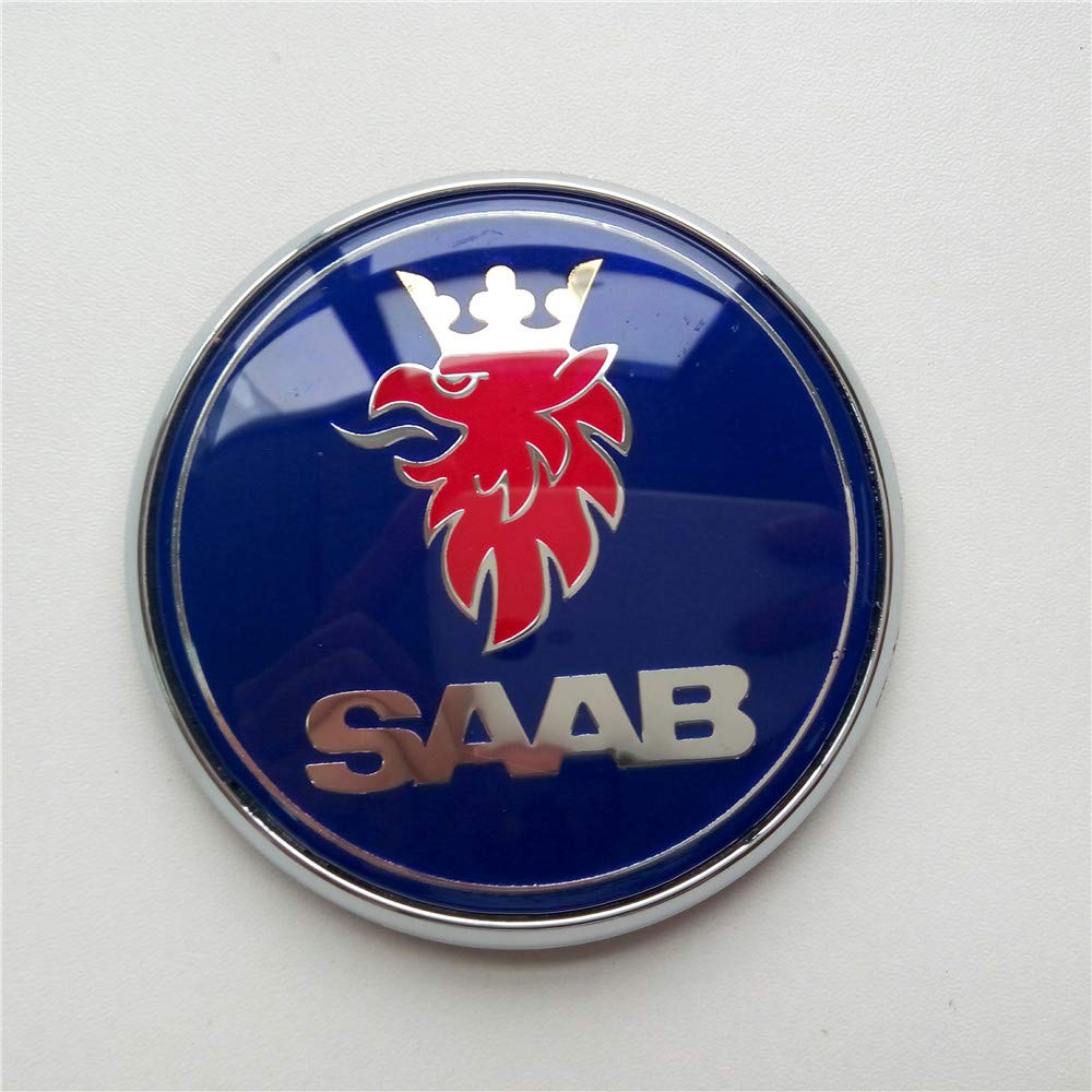 1 Stück für Saab 9-3 98-02 3dr/5dr Heckabzeichen 5289889 (2 Stifte) (blau) von FTC