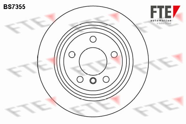 Bremsscheibe FTE BS7355 von FTE