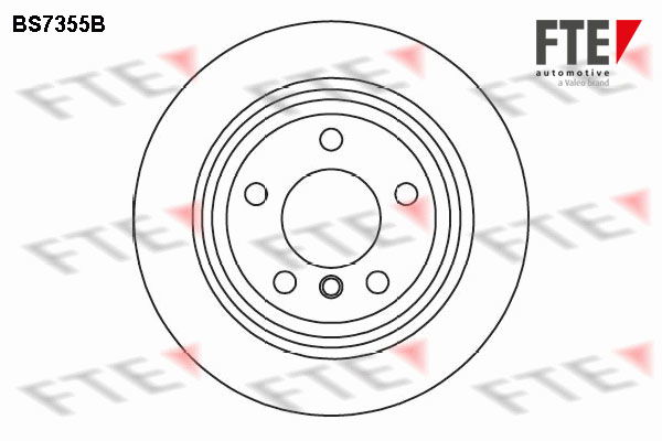 Bremsscheibe FTE BS7355B von FTE