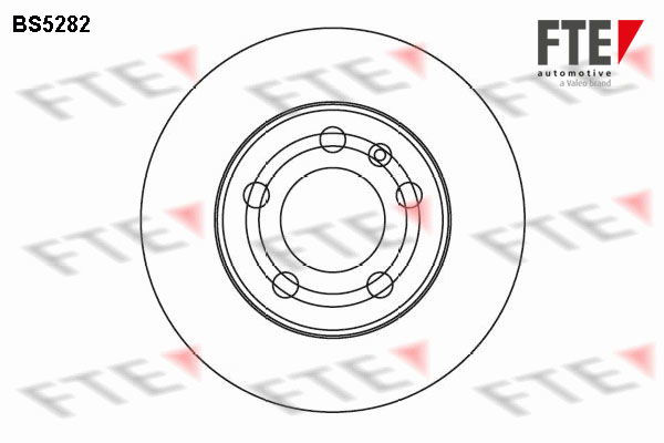 Bremsscheibe Vorderachse FTE BS5282 von FTE