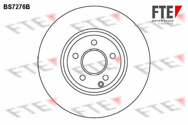 Bremsscheibe Vorderachse FTE BS7276B von FTE