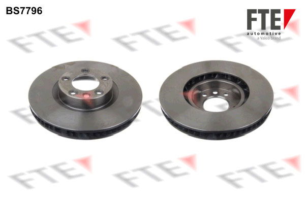 Bremsscheibe Vorderachse rechts FTE BS7796 von FTE