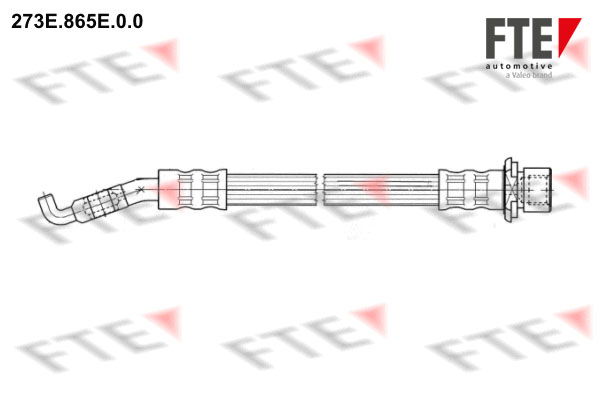 Bremsschlauch Hinterachse FTE 273E.865E.0.0 von FTE