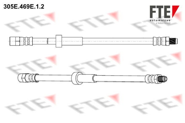 Bremsschlauch Vorderachse FTE 305E.469E.1.2 von FTE