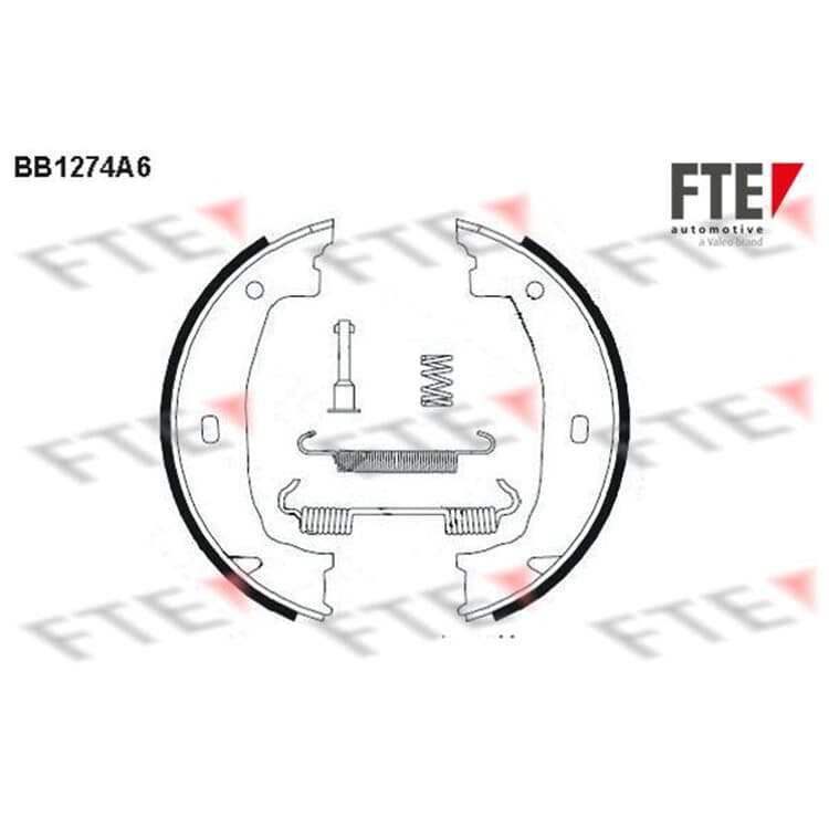 FTE Bremsbackensatz BMW 1er 3er 4er Z4 von FTE