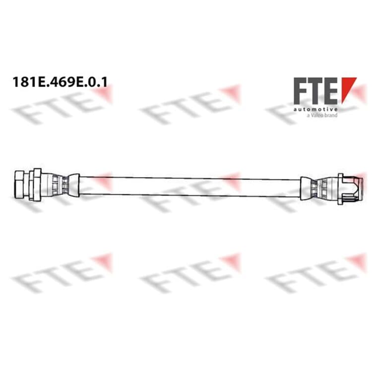 FTE Bremsschlauch hinten links Mercedes Citan Renault Kangoo von FTE