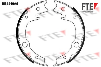 Fte Bremsbackensatz, Feststellbremse [Hersteller-Nr. 9100143] für Toyota von FTE