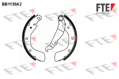 Fte Bremsbackensatz [Hersteller-Nr. 9100020] für Opel von FTE