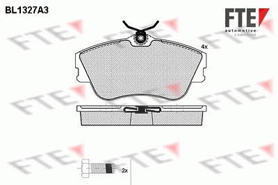 Fte Bremsbelagsatz, Scheibenbremse [Hersteller-Nr. 9010116] für VW von FTE