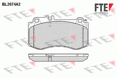 Fte Bremsbelagsatz, Scheibenbremse [Hersteller-Nr. 9010658] für Mercedes-Benz von FTE