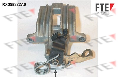 Fte Bremssattel [Hersteller-Nr. 9290633] für Audi, Skoda, VW von FTE