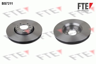 Fte Bremsscheibe [Hersteller-Nr. 9071030] für Citroën, Fiat, Peugeot, Toyota von FTE