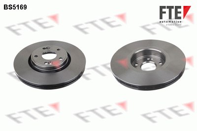 Fte 1x Bremsscheibe [Hersteller-Nr. 9071253] für Renault von FTE