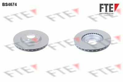 Fte Bremsscheibe [Hersteller-Nr. 9072020] für Alfa Romeo, Citroën, Fiat, Lancia, Peugeot von FTE