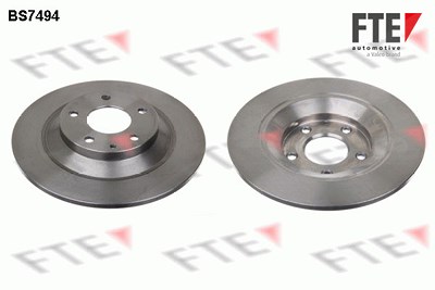 Fte 1x Bremsscheibe [Hersteller-Nr. 9072327] für Kia, Mazda von FTE