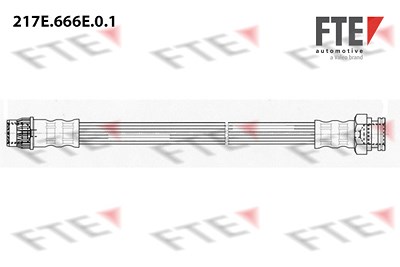 Fte Bremsschlauch [Hersteller-Nr. 9240386] für Citroën, Ds, Peugeot von FTE