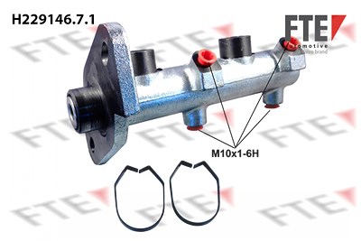 Fte Hauptbremszylinder [Hersteller-Nr. 9220193] für Mazda, Ford von FTE