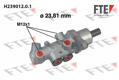 Fte Hauptbremszylinder [Hersteller-Nr. 9220236] für VW, Seat, Skoda, Audi von FTE