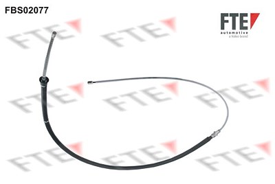 Fte Seilzug, Feststellbremse [Hersteller-Nr. 9250078] für Seat, Skoda, VW von FTE