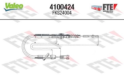 Fte Seilzug, Kupplungsbetätigung [Hersteller-Nr. 4100424] für Suzuki von FTE