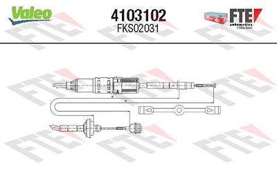 Fte Seilzug, Kupplungsbetätigung [Hersteller-Nr. 4103102] für VW von FTE