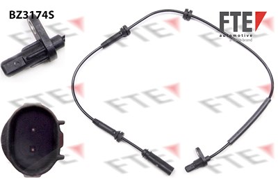 Fte Sensor, Raddrehzahl [Hersteller-Nr. 9400152] für BMW von FTE