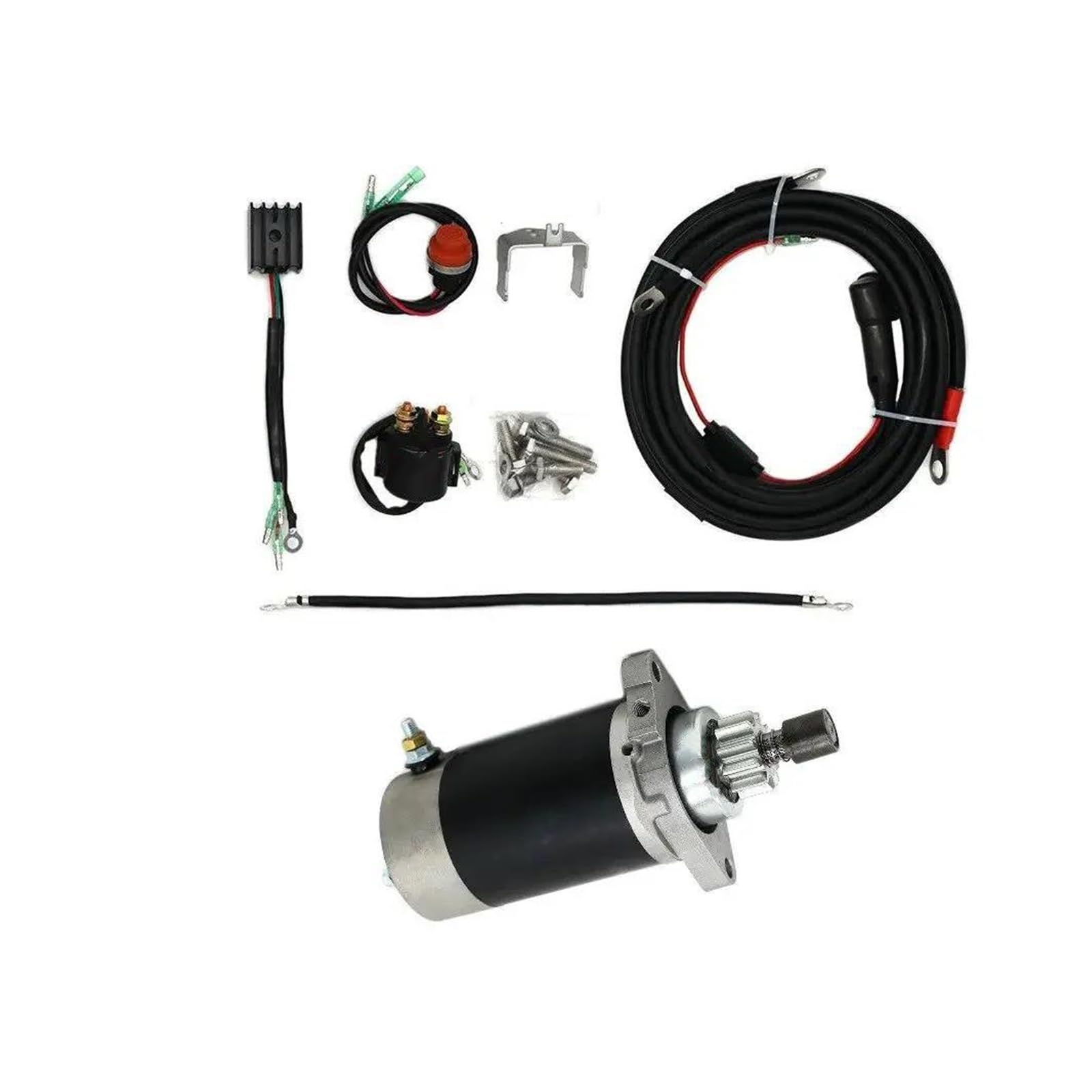 Anlasser Starter Anlassermotor FÜR Außenbordmotor 4 Takt 8HP FT8DMH Modell 69G Mit Starter ELEKTRISCHE Start KIT von FTJKKVV