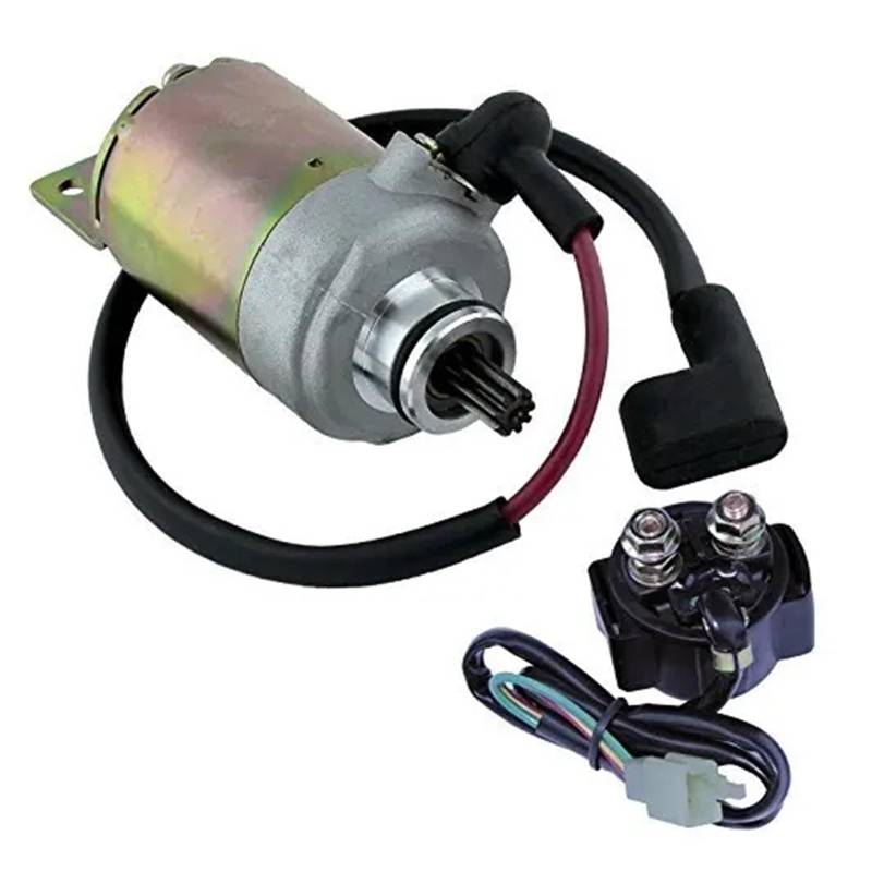 Anlasser Starter Anlassermotor Kompatibel Mit Für Polaris ATV Sawtooth 200 Quad 2006-2007 0453024 Für Phoenix 200 2005-2019 2020 2021 2022 2023 Sawtooth 200 2006 2007 Starter von FTJKKVV